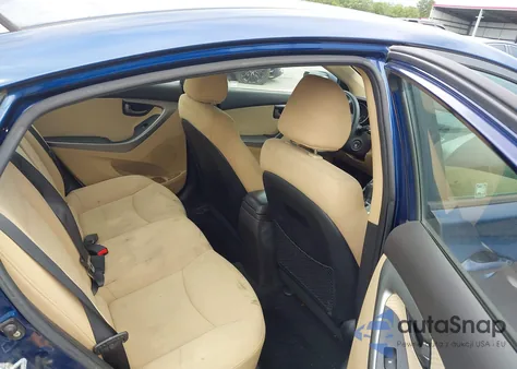 2013 Hyundai Elantra Gls from USA, damaged, VIN KMHDH4AEXDU789408